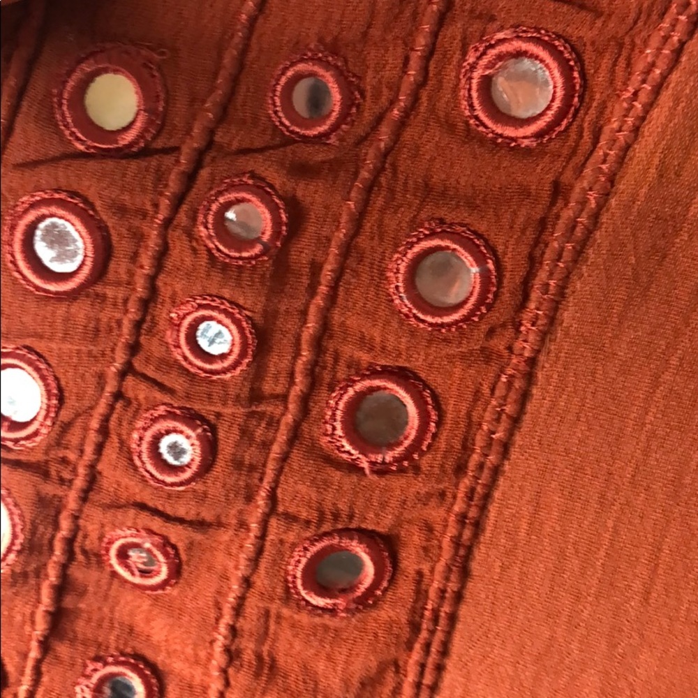 Boho Rust Style top - Picture 7 of 10